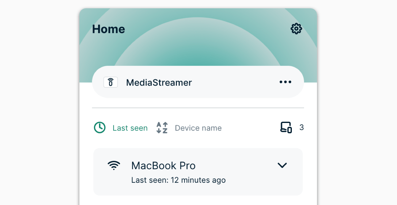 Teraz używasz MediaStreamera w tej grupie urządzeń.