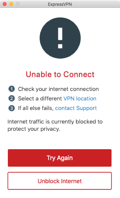vpn unlimited cannot connect