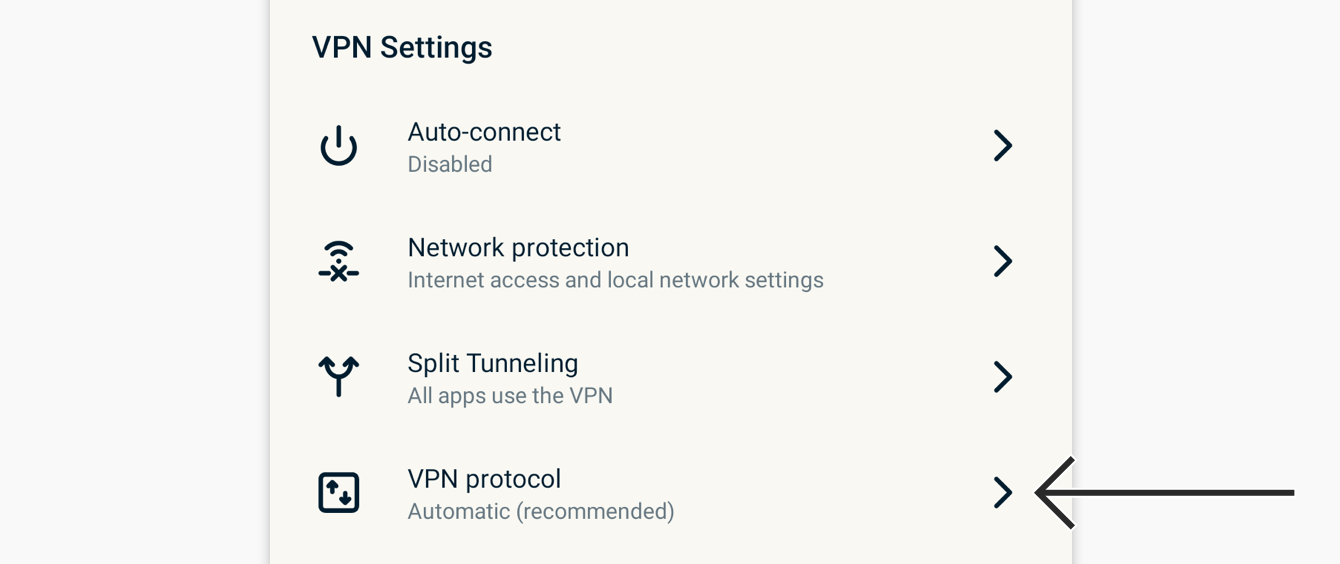 Configure uma VPN no Android 5 e superior