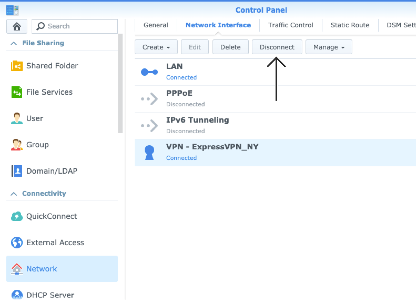synology setup vpn router