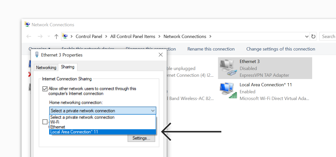 viscosity vpn failed to create adapter.