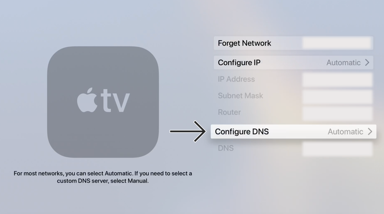 Select "Configure DNS."