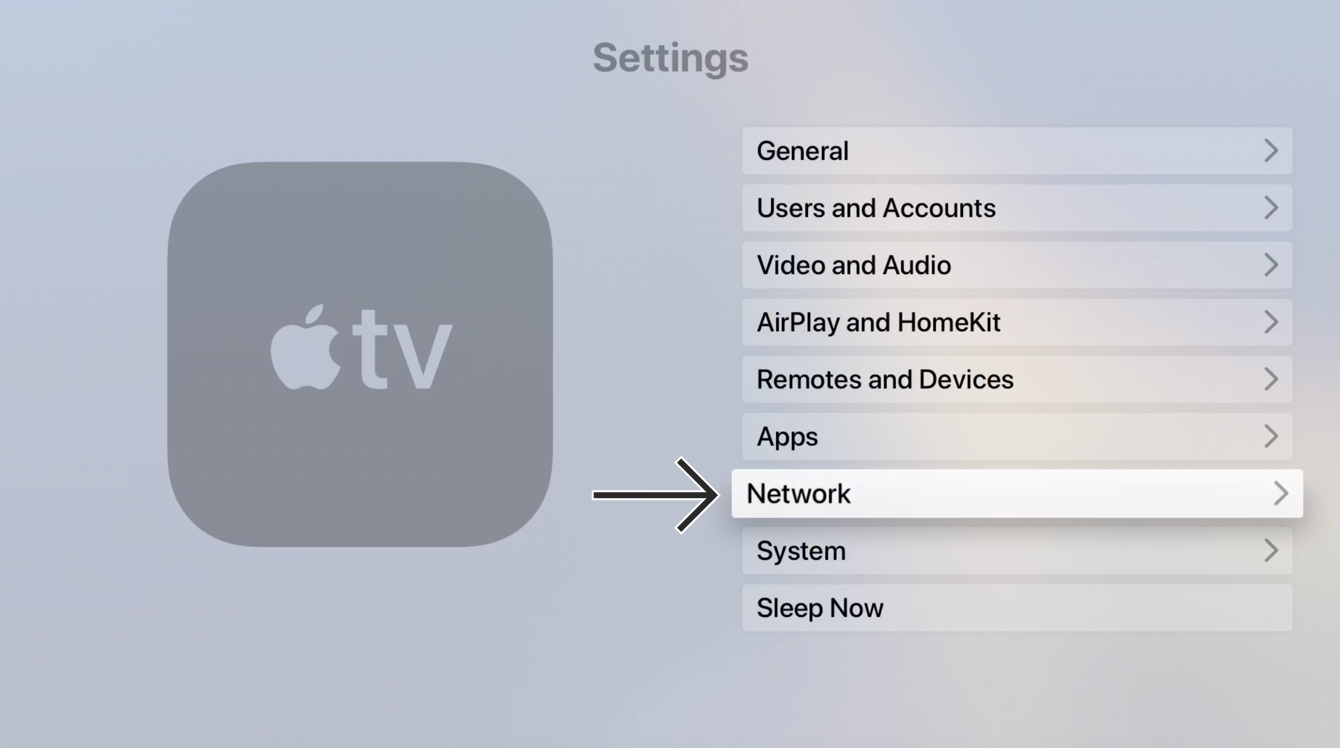 How do I setup a VPN on my Apple TV 4?