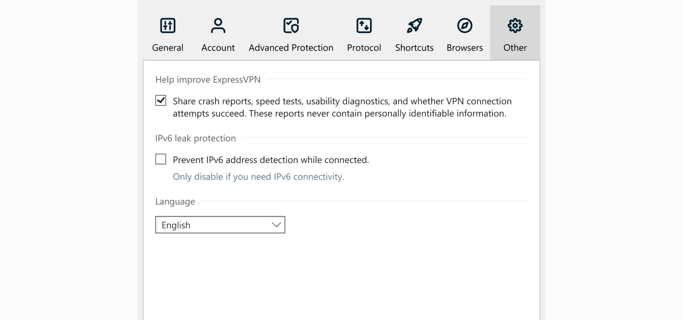 Uncheck "Prevent IPv6 address detection while connected."