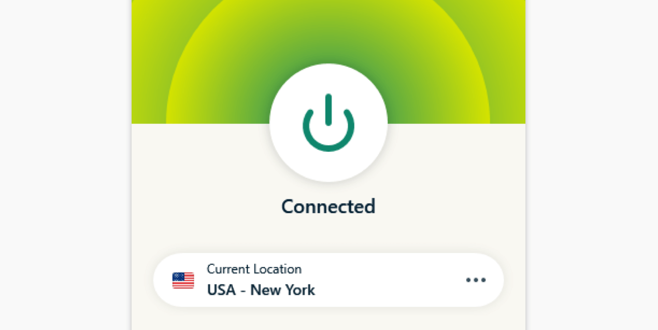 You are connected to ExpressVPN.