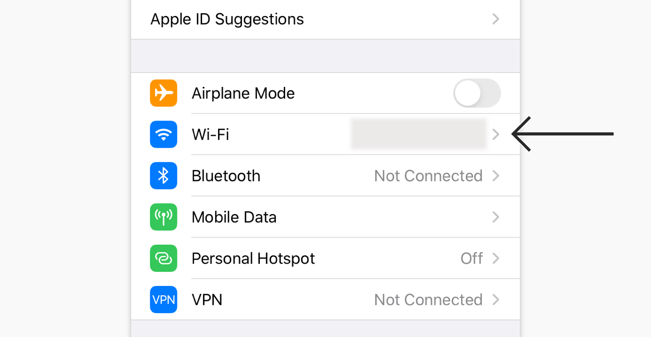 how to disable anonymous proxy or vpn on iphone?