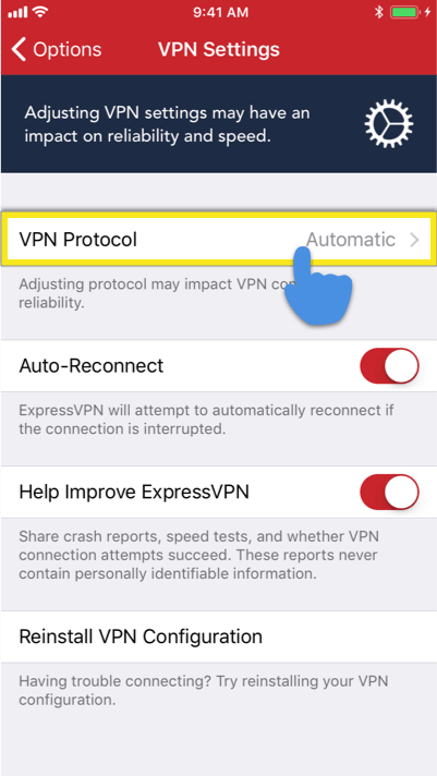 expressvpn ios change protocol