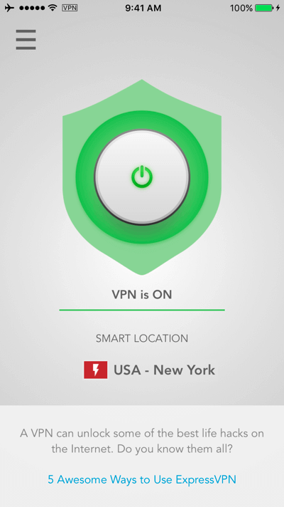 expressvpn ios connected smart