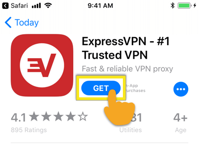 expressvpn ios get app