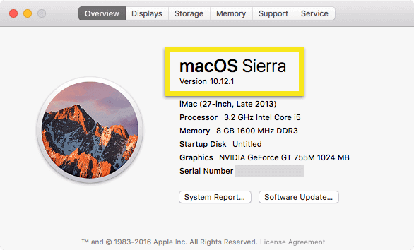 macbook pro os x setting