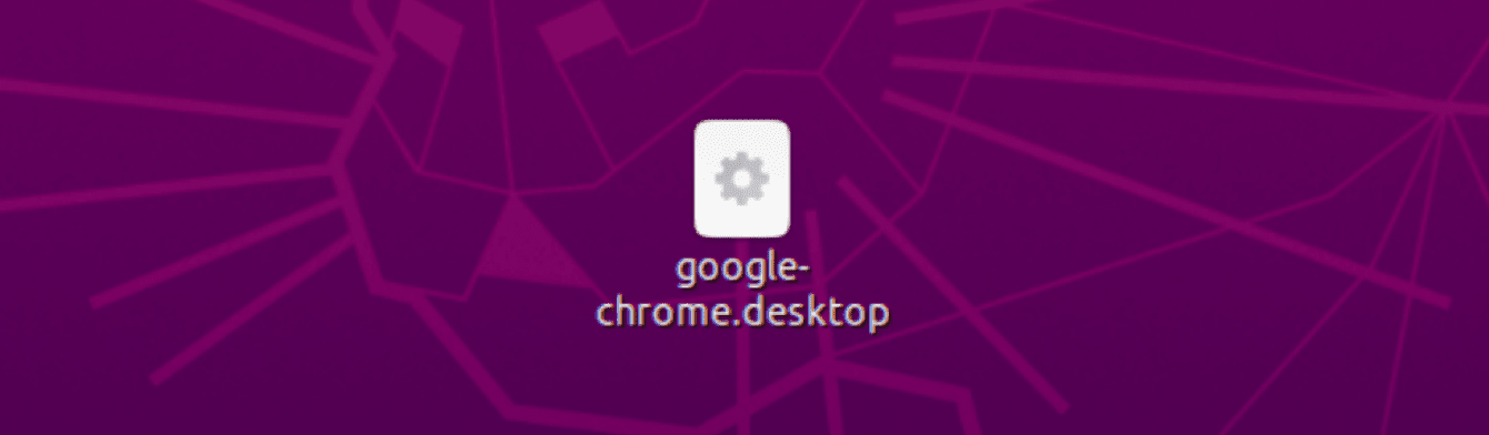 Copy and paste “google-chrome.desktop” to your desktop.
