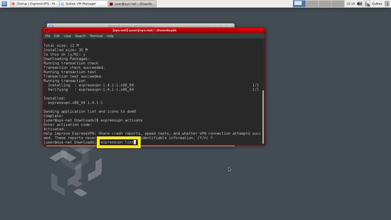 How To Install The Expressvpn App For Qubes Os Expressvpn