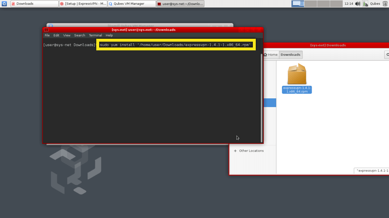 How To Install The Expressvpn App For Qubes Os Expressvpn