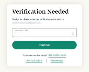 ExpressVPN's Verification Needed page on desktop.