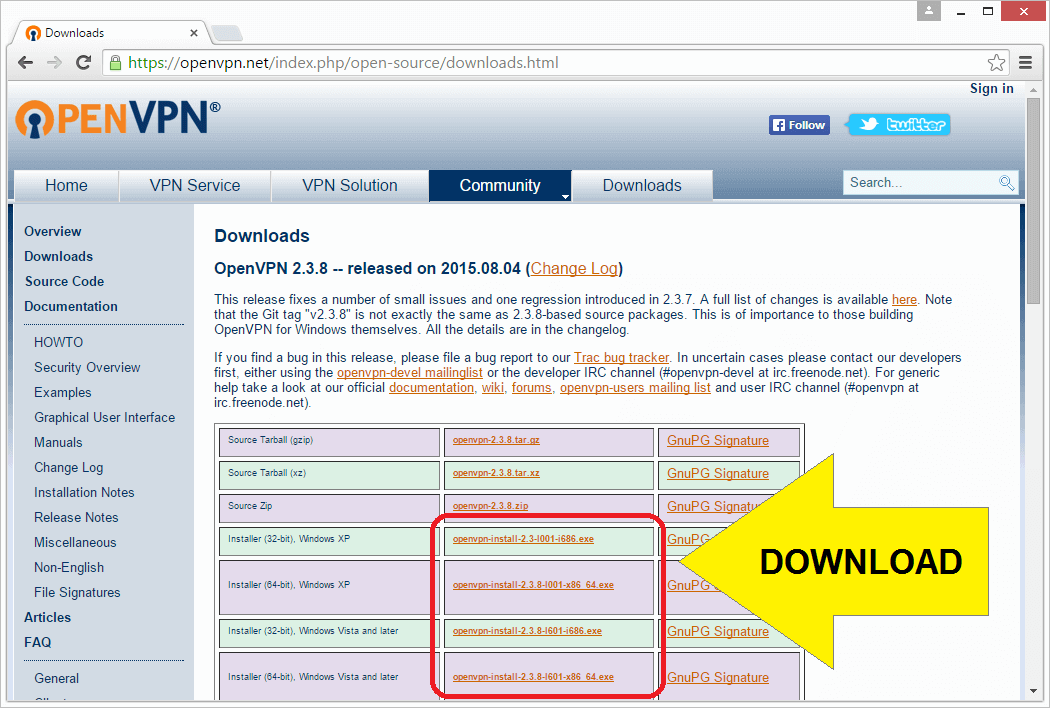 free instal OpenVPN Client 2.6.6