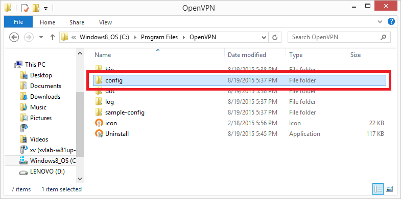 openvpn access server download config